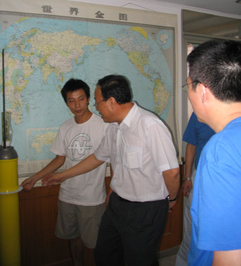 2007年7月28日王飞副局长视察