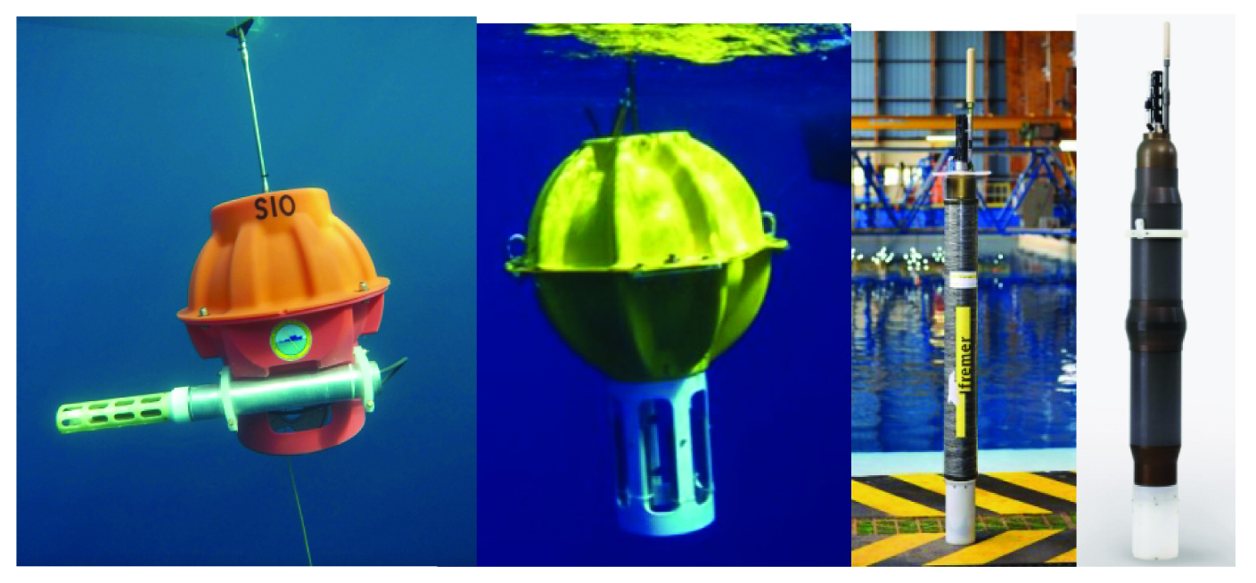       构建当前深海argo观测网的4种代表性剖面浮标